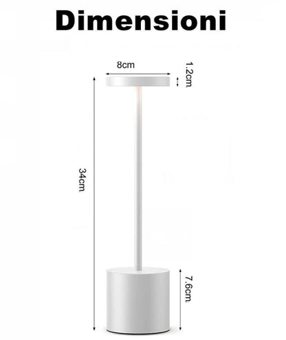 LAMPADA DA TAVOLO RICARICABILE TOUCH